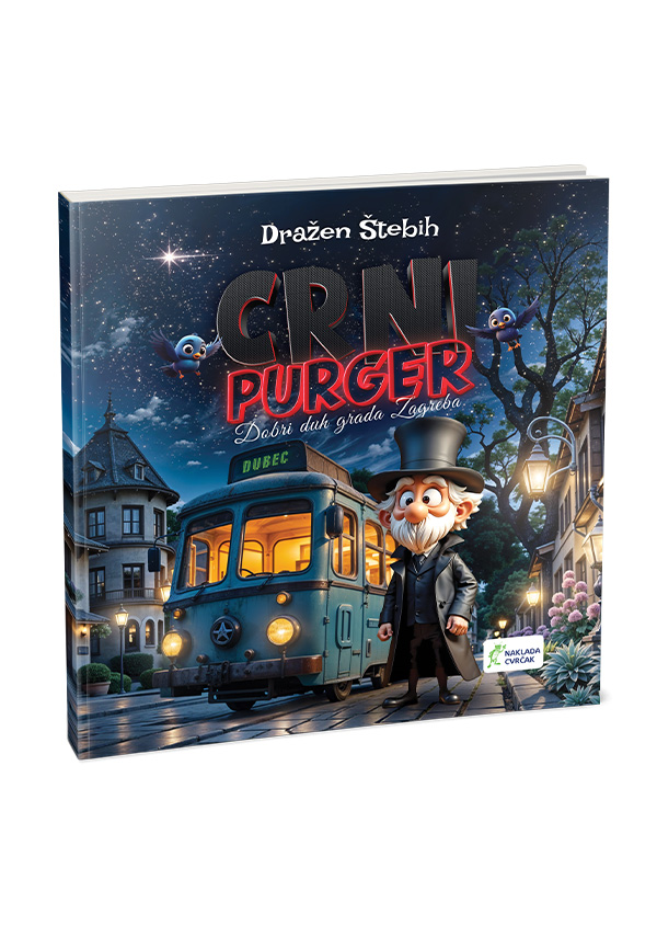 Cvrčkova slikovnica Crni purger - Dobri duh grada Zagreba