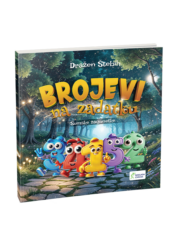 Cvrčkova slikovnica Brojevi na zadatku - Šumske zagonetke