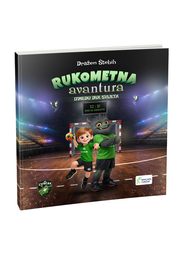 Cvrčkova slikovnica Rukometna avantura - između dva svijeta