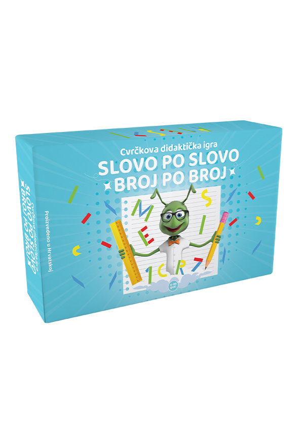 Cvrčkova didaktička igračka Slovo po slovo - Broj po broj